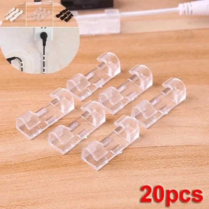 20 pcs cable organizer clip