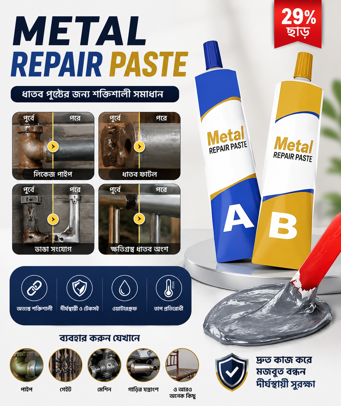 Metal Repair Paste